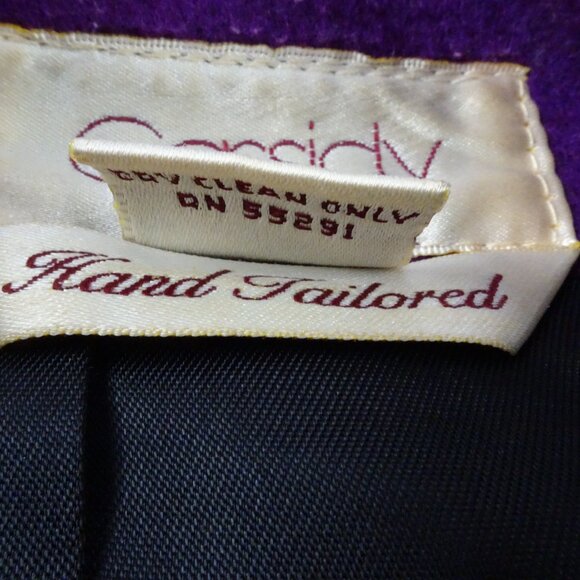 Cassidy Women Purple Wool Coat Size 4 - Picture 7 of 12